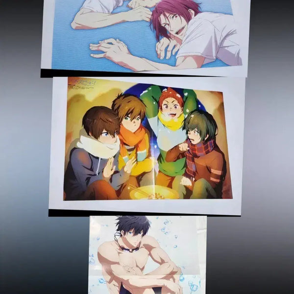 [BUNJANG] Bundle Set Free Poster 3 Types / 일괄) free 프리 포스터 3종
