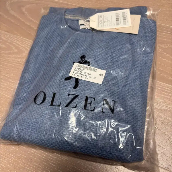 [BUNJANG] Olene Round Knit Blue 100 / 올젠 라운드 니트 파란색 95