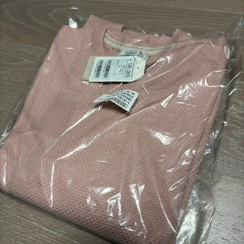 [BUNJANG] Ollez Round Knit Pink Size 100 / 올젠 라운드 니트 핑크색 100