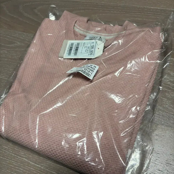 [BUNJANG] Ollez Round Knit Pink Size 100 / 올젠 라운드 니트 핑크색 100