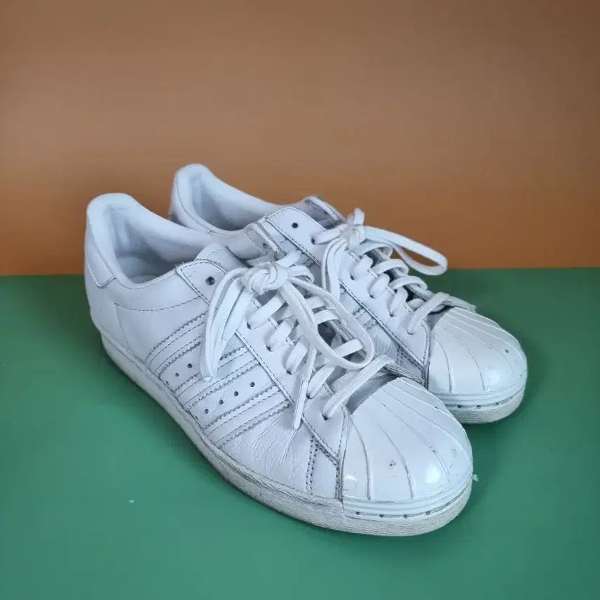 [BUNJANG] Adidas Superstar White Sneakers (Women's 235) / 235 아디다스 슈퍼스타 흰색 운동화