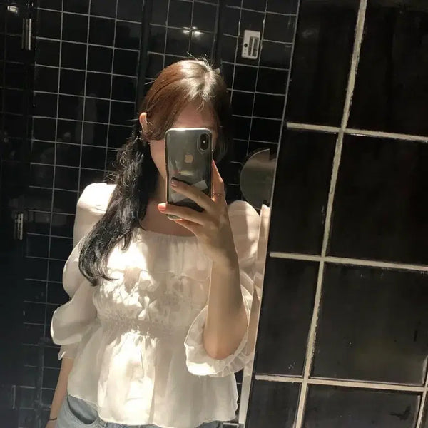 [BUNJANG] Laplier Angel Blouse - New / [새상품] 라플리에 엔젤 블라우스