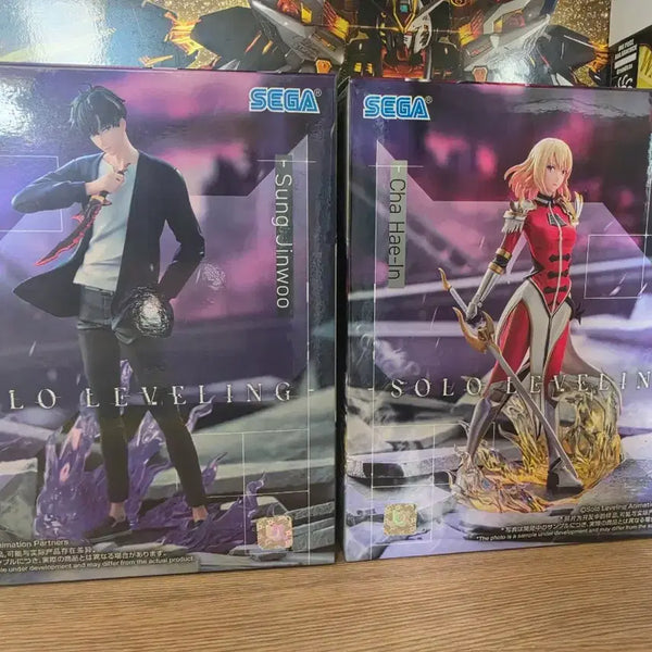 [BUNJANG] Solo Leveling Sung Jinwoo Cha Haein Figure Set / 나혼자만 레벨업 성진우 차해인 피규어 세트