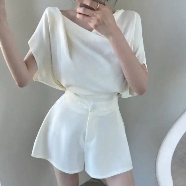 [BUNJANG] Drape Set Vacation Look / 새상품! 드레이프세트 바캉스룩 꾸안꾸
