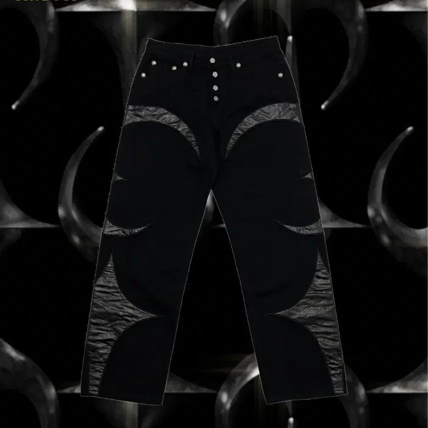 [BUNJANG] THUG CLUB Leather Pants Size 1 / 떠그클럽 레더팬츠 1사이즈 판매