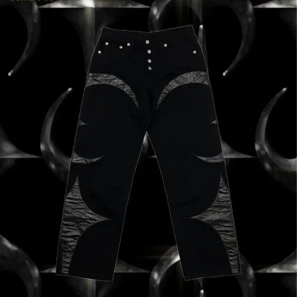 [BUNJANG] THUG CLUB Leather Pants Size 1 / 떠그클럽 레더팬츠 1사이즈 판매