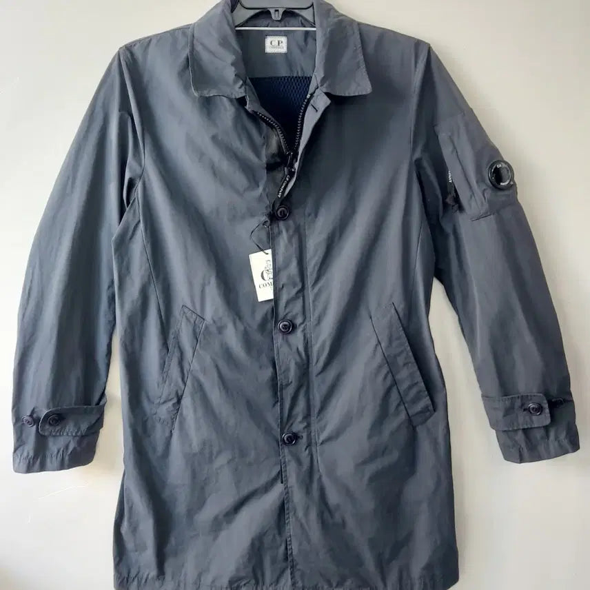 [BUNJANG] C.P. Company 100 Nylon/Poly Lens Pocket Casual Coat - Charcoal Grey / 미착용 CP컴퍼니 100 나일론폴리 랜즈와팬 캐주얼 코트.CC.S