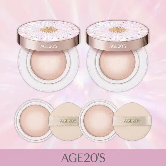 [BUNJANG] Age 20's Volume Effect High Cover Cushion Set (2x Full Size + 2x Refills) / 에이지투웨니스 볼륨 이펙트 하이 커버 쿠션 세트 본품2+리필2