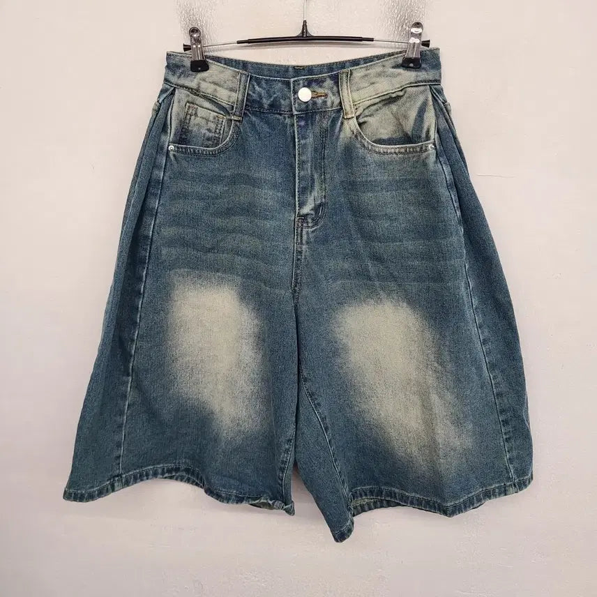 [BUNJANG] TANKUS 25-inch Denim Bermuda Shorts / [25 inch] TANKUS 탱커스 데님 버뮤다 팬츠