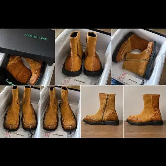 [BUNJANG] Andersson Bell Camel Ankle Boots / 앤더슨벨 앵클 부츠 카멜