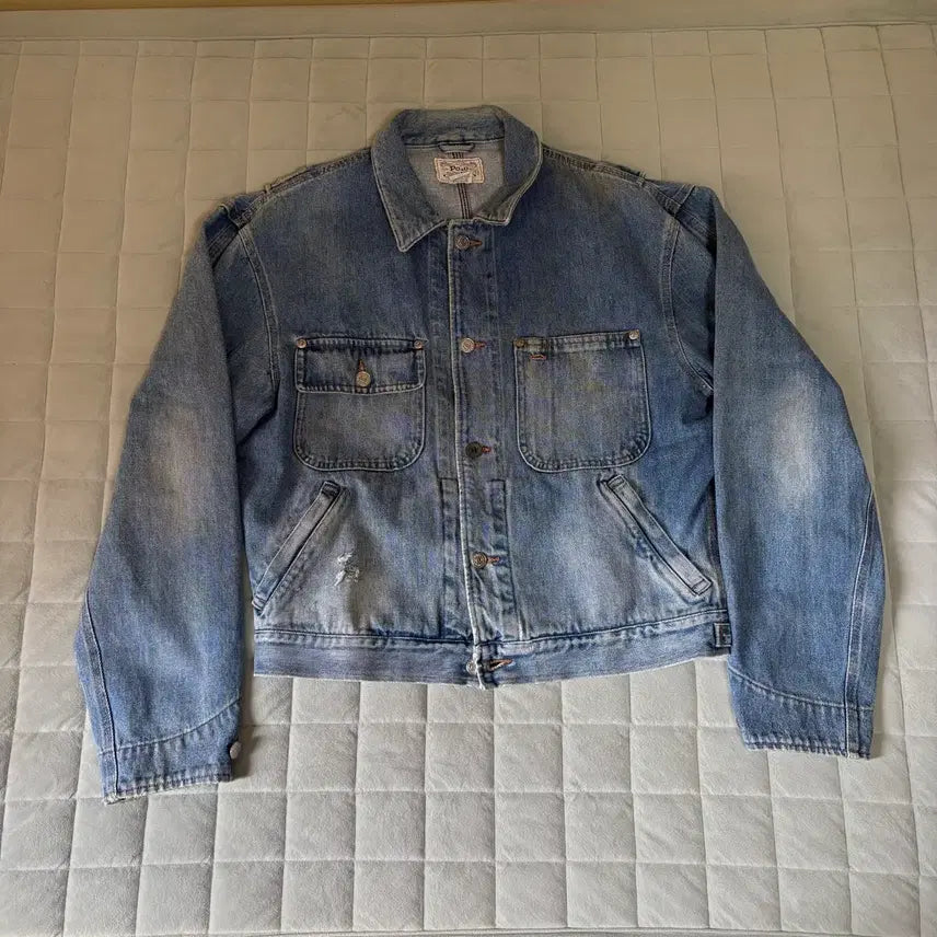 [BUNJANG] Polo Ralph Lauren 90s USA Made Denim Work Jacket / 90s USA 폴로랄프로렌 덩가리 데님 자켓