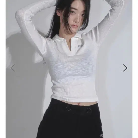 [BUNJANG] Az on Ivy Collar Long Sleeve / 애즈온 ivy collar long sleeve