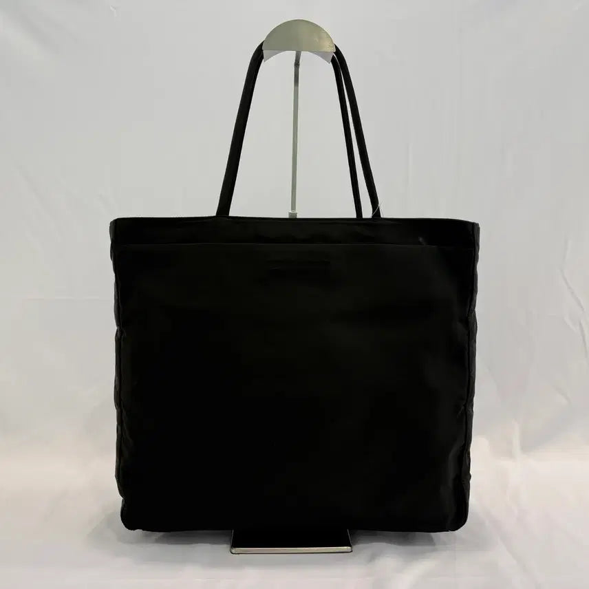 [BUNJANG] Prada Pocono Nylon Black Triangle Logo Tote Bag / 프라다 삼각로고 포코노 블랙 나일론 토트백