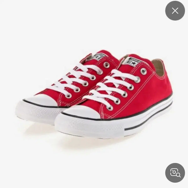 [BUNJANG] Converse Chuck Taylor All Star Classic Red Low Top Sneakers / 컨버스 척테일러 올스타 클래식 레드