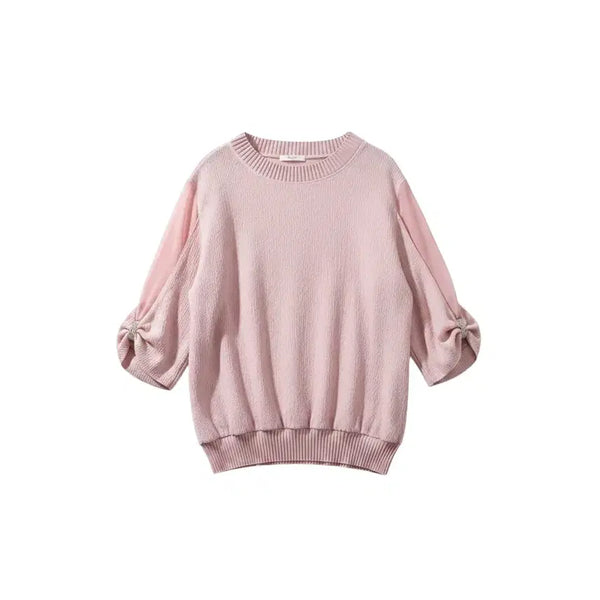 [BUNJANG] Melbon Jewelry Pleated Blouse Pink / 여성F/ 멜본 쥬얼리 주름 블라우스PK 29-28