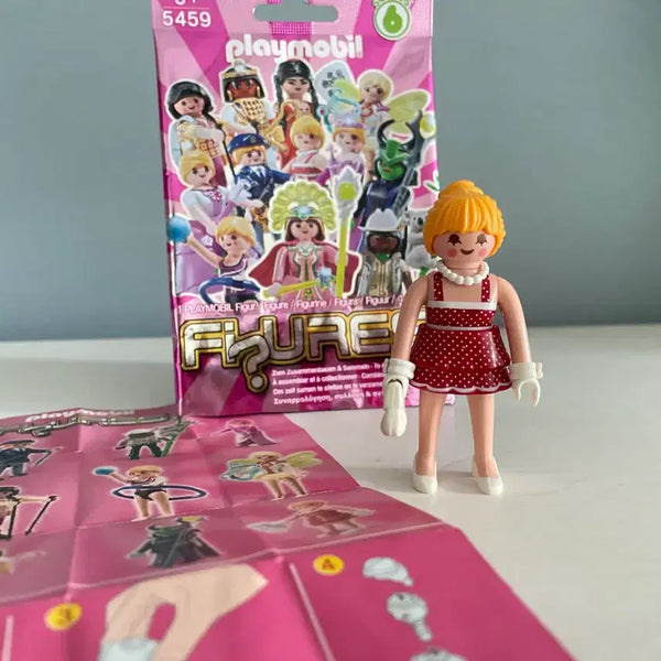 [BUNJANG] Playmobil Miffy 6 Dotted Dress Woman (Used) / 중고 플레이모빌 미피 6 도트옷 여인