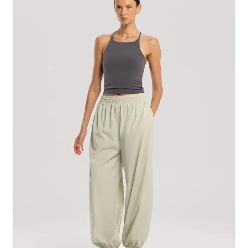 [BUNJANG] Boodimudra Diagonal Jogger Nylon Version Celadon Tint / 부디무드라 다이애그널 조거 나일론버젼 셀라돈틴트