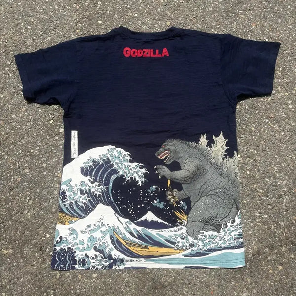 [BUNJANG] Godzilla Short Sleeve T-Shirt / 고질라 반팔 티셔츠 m 국내유일