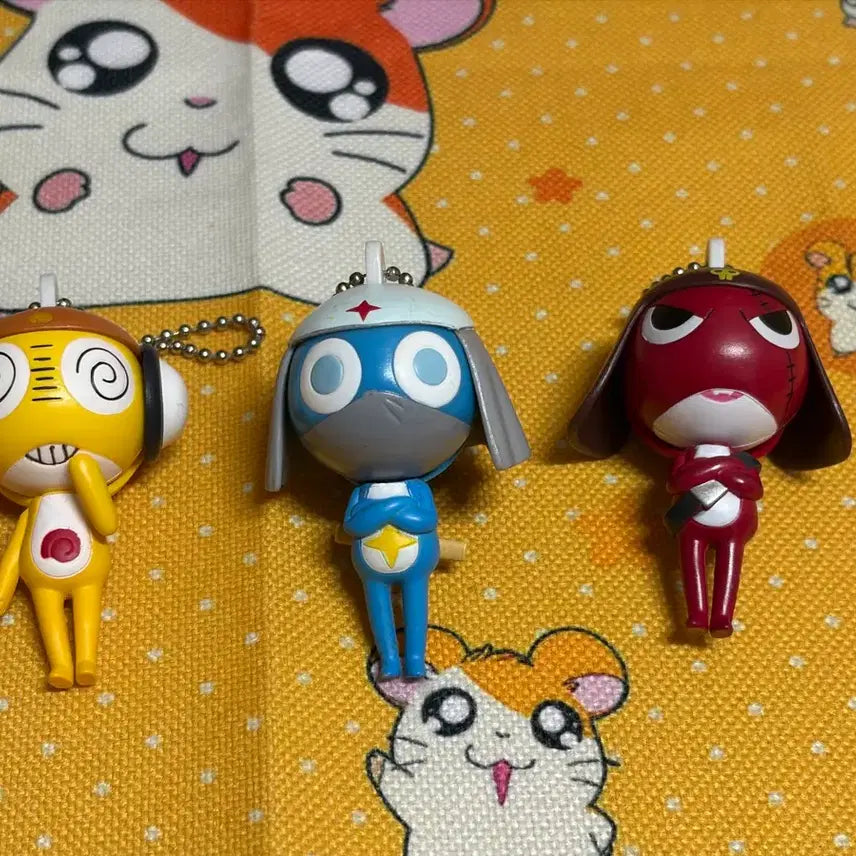 [BUNJANG] Keroro Face Changeable Keychain / 케로로 키링 (얼굴 체인지 가능)