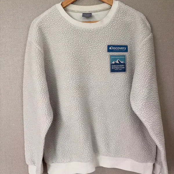[BUNJANG] Discovery Fleece Sweatshirt Men's Size 100 / 디스커버리 후리스 맨투맨 남100