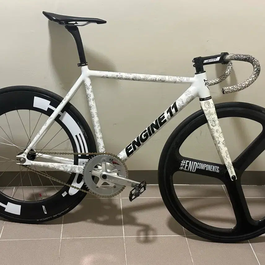 [BUNJANG] HED Decal Carbon Tri-Spoke Rear Wheelset / 헤드 데칼 리어휠 end 카본삼발이 휠셋 급처