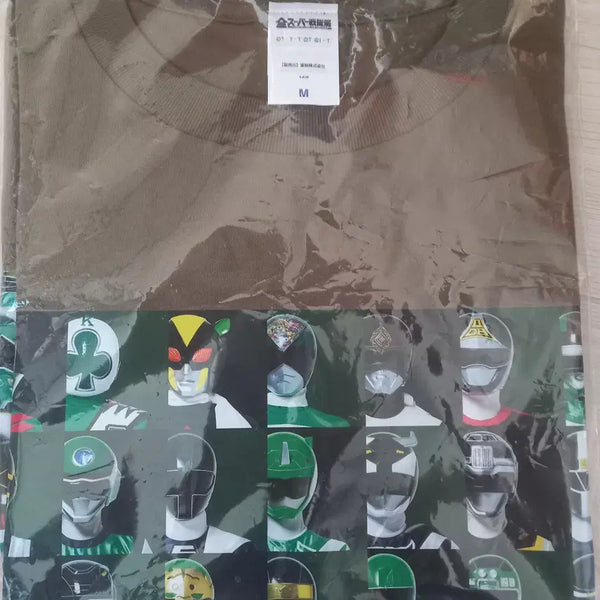 [BUNJANG] Jeon Super Jeon Daejeon Green/Black T-Shirt (Size M) / 전슈퍼전대전 그린, 블랙 티셔츠