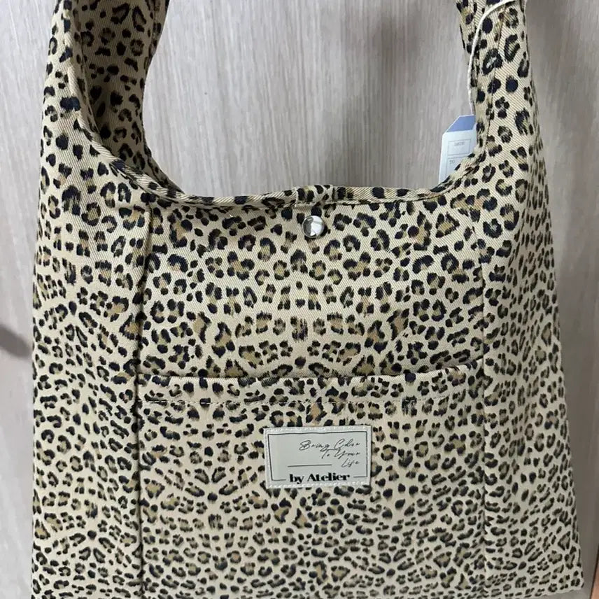 [BUNJANG] Atelier Park Leopard Hobo Bag / 아뜰리에파크 레오파드 호보백