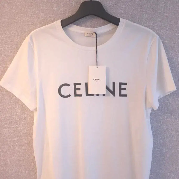 [BUNJANG] Celine Loose T-Shirt White L Size / 셀린느 루즈 반팔 티셔츠 L Size