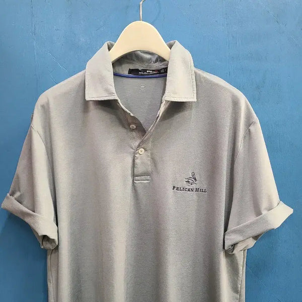 [BUNJANG] RLX Ralph Lauren Pelican Hill Logo Performance Golf Polo Shirt (Men's M) / 희귀  랄프로렌미국 고급 골프클럽 '펠리칸힐' RLX 골프카라티