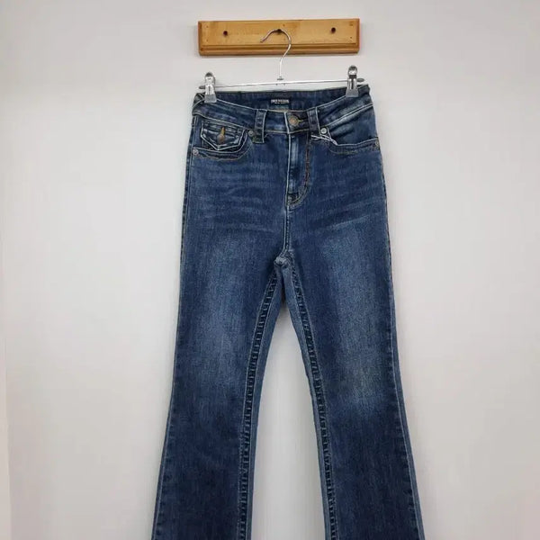 [BUNJANG] True Religion High-Waist Bootcut Denim Pants Size 25 / 트루릴리젼 하이웨스트 부츠컷 데님 팬츠(25)