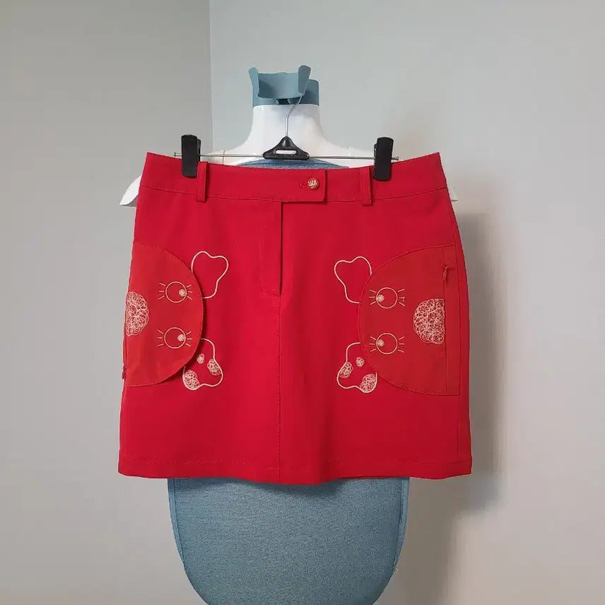 [BUNJANG] MU Sports Embroidered Skirt / 엠유 골프 스커트