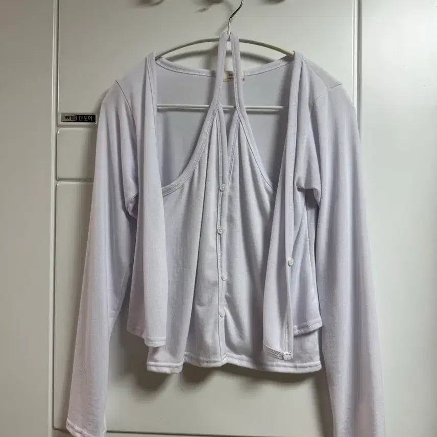 [BUNJANG] Halterneck Cardigan Set / 홀터넥 가디건세트