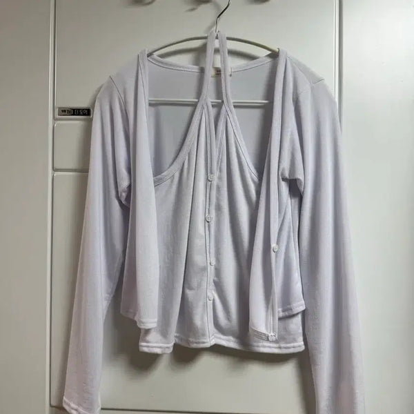 [BUNJANG] Halterneck Cardigan Set / 홀터넥 가디건세트