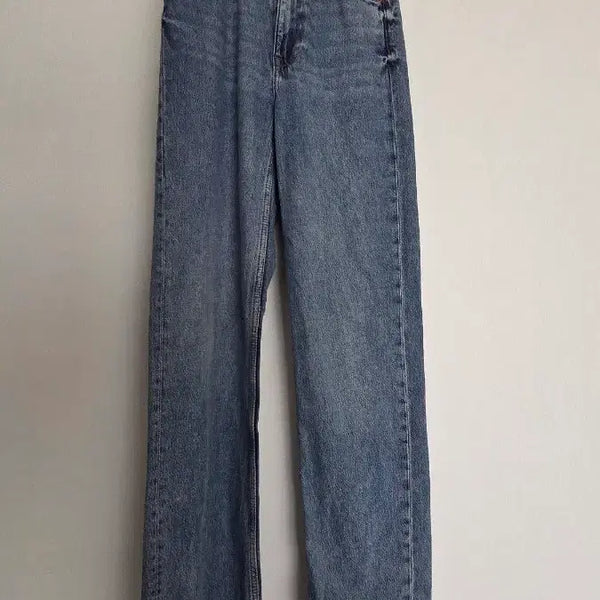 [BUNJANG] ZARA Wide Leg Jeans Light Wash Size 24 / ZARA 와이드 청바지 연청 24