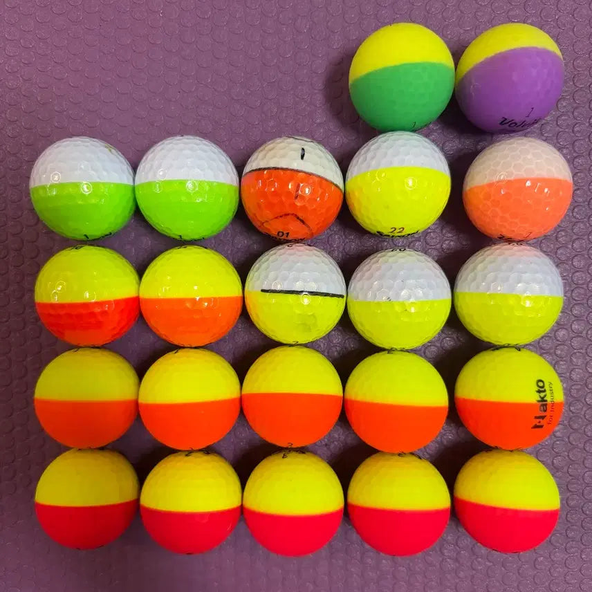 [BUNJANG] Srixon & Volvik Used Golf Balls (22 Total) / 반반골프공 로스트볼 22개