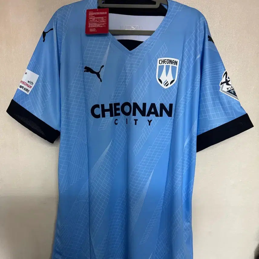 [BUNJANG] Cheonan City FC Home Uniform #3.1 Ryugwan Sun Custom 2XL / 커스텀 택째 새 제품) 천안시티 홈 유니폼 + 류관순#3.1 2XL