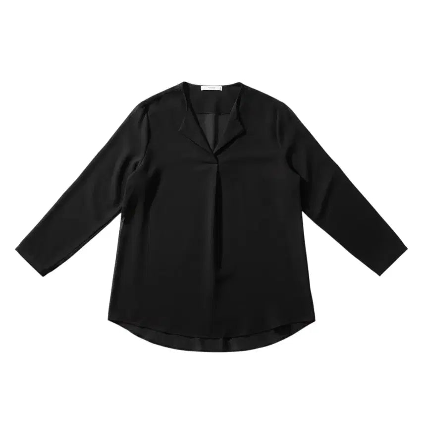 [BUNJANG] Women's Vanilla Chiffon Blouse Size 66 / 여성66/ 바닐라 시원소재 카라 블라우스 29-35