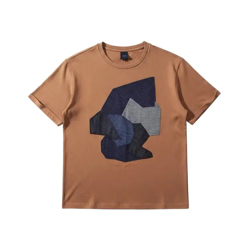 [BUNJANG] MVIO Embroidered Point Short-Sleeve T-Shirt (Men's L) / 남성L/ 엠비오 자수포인트 반팔티셔츠BR 29-36