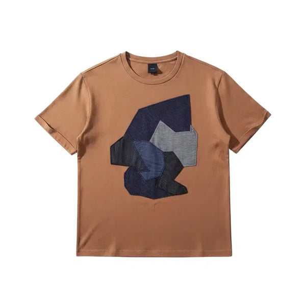 [BUNJANG] MVIO Embroidered Point Short-Sleeve T-Shirt (Men's L) / 남성L/ 엠비오 자수포인트 반팔티셔츠BR 29-36