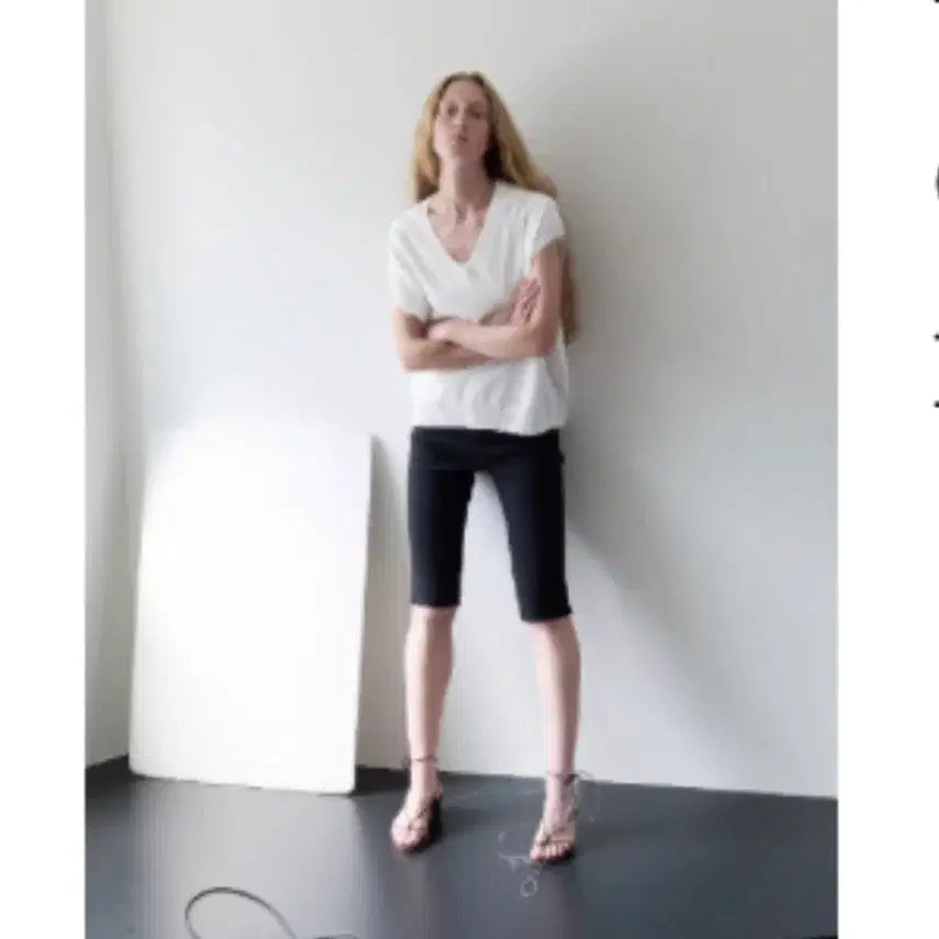 [BUNJANG] Letter Capri Pants / 레터 카프리팬츠
