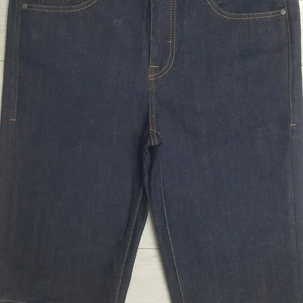 [BUNJANG] Plac Jeans SEVER Blue Denim Shorts Size 31 / 플랙진 정품(사방스판) SEVER 청반바지 31인치(No.342)S급!