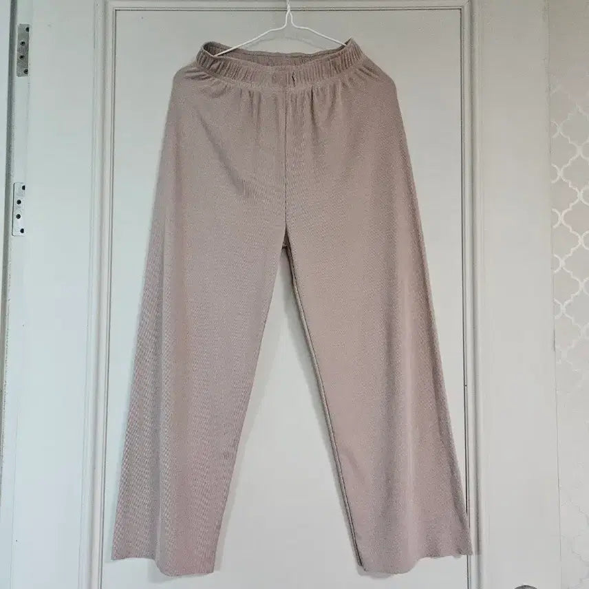 [BUNJANG] Beige Wide Leg Pants / 와이드 팬츠 베이지