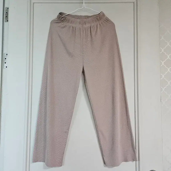 [BUNJANG] Beige Wide Leg Pants / 와이드 팬츠 베이지