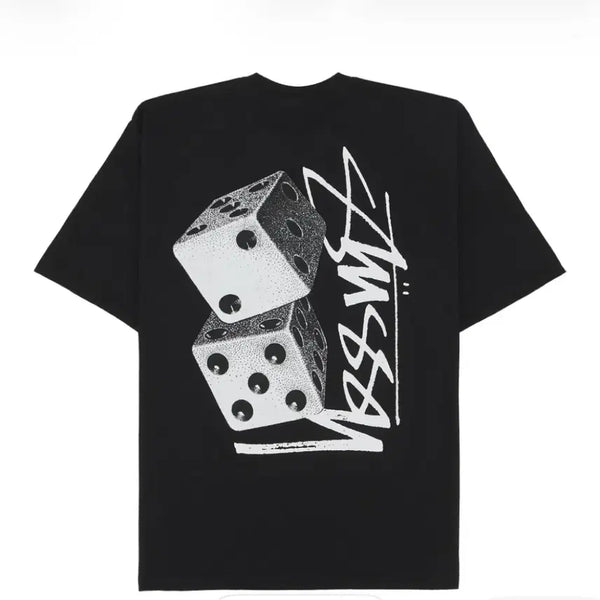 [BUNJANG] Stussy Tall Dice Short Sleeve T-Shirt Black M / 스투시 톨 다이스 반팔 블랙 M