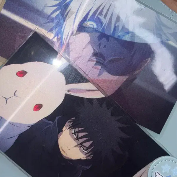 [BUNJANG] Jujutsu Kaisen Gojo Megumi Hologram Postcard Card Bundle Set / 일괄) 주술회전 고죠 메구미 홀로그램 엽서 카드 판매 양도