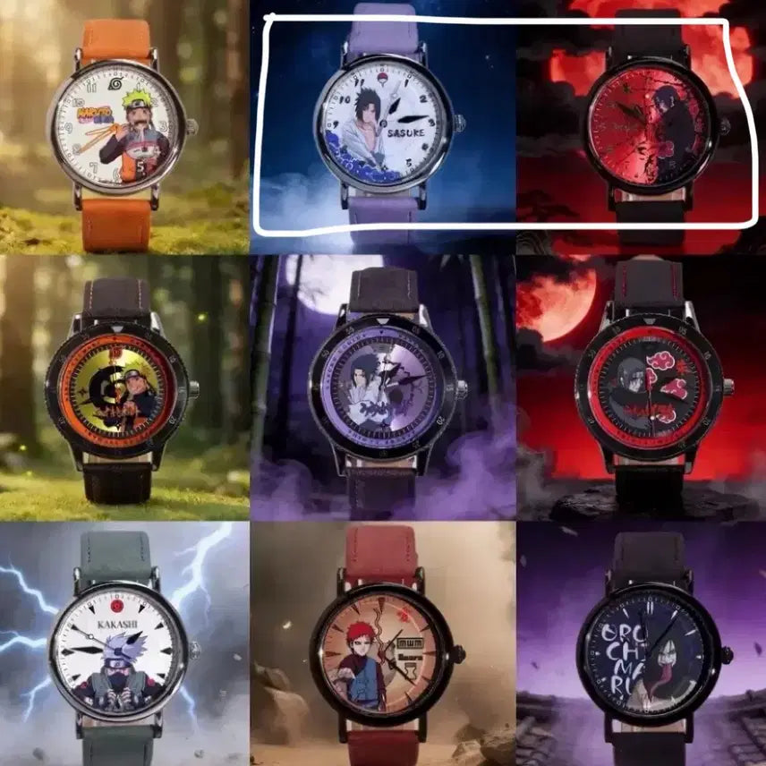 [BUNJANG] Naruto Uchiha Itachi & Sasuke Watch Bundle Set / 나루토 손목시계 이타치 사스케 일괄 판매