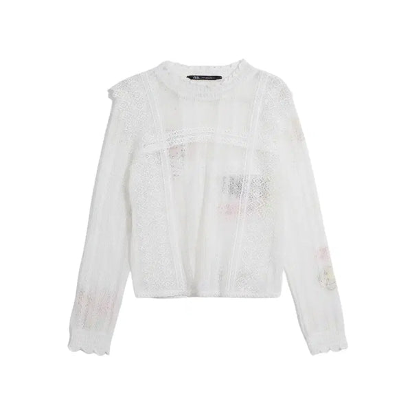 [BUNJANG] Zara Women's Lace Blouse / 여성S/ 자라 레이스 블라우스WT 29-47