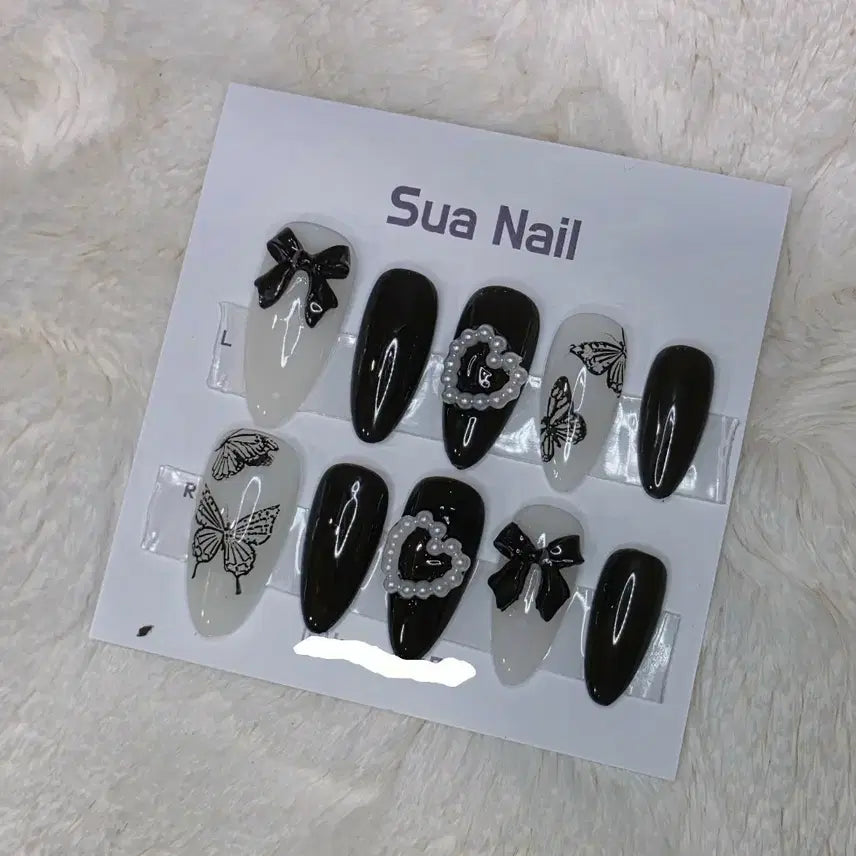 [BUNJANG] Handmade Gel Nail Tips (10 Piece Set) / 수제네일팁