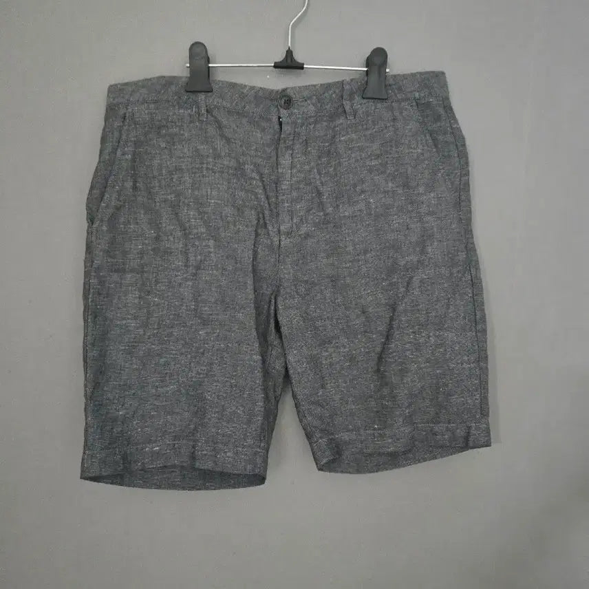 [BUNJANG] Giordano Linen Shorts Gray XL / 지오다노 린넨 반바지 그레이 88  XL