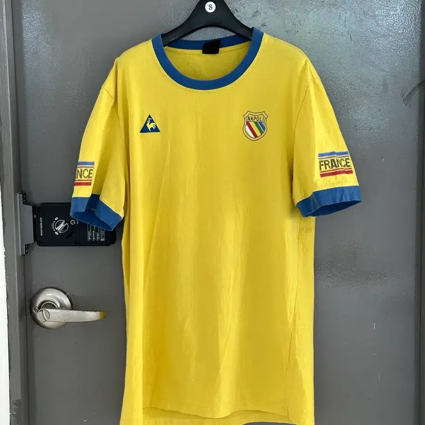 [BUNJANG] Le Coq Sportif Napoli Football Jersey 2XL / 르꼬끄 스포르티브 나폴리 축구 유니폼 2XL